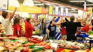 Калинка Малинка в Торговом центре \ Russian song Kalinka Malinka at mall by choir