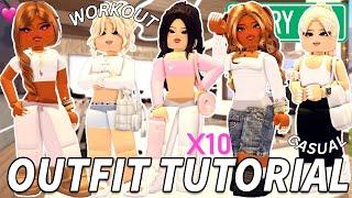 FULL LOOKBOOK: Workout, Everyday, and Pajama Teen Girl Outfit Codes Tutorial for Berry Avenue!