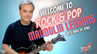 Introducing Rock & Pop Mandolin – With Mike de Jong