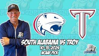 South Alabama vs Troy 10/15/24 College Football Picks & Predictions | Week 8 NCAAF Betting Tips