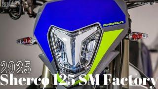 2025 Sherco 125 SM Factory : A Lightweight Supermoto that blends Power and Agility