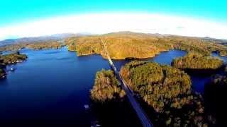 Aerial Video Bay Ridge Lake Keowee Waterfront Subdivision Mike Matt Roach