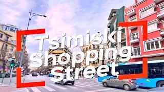 Thessaloniki Tsimiski Street Walking Tour I Shopping Street Greece I 4K