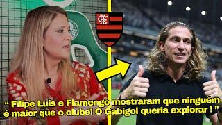 VEJA OS ELOGIOS DE LEILA PEREIRA PELA ATITUTE DE FILIPE LUIS NO FLAMENGO SOBRE POLEMICA COM GABIGOL!