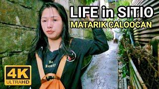 YOU'VE NEVER SEEN BEFORE | Unseen Walk Alleyway in SITIO MATARIK Caloocan Philippines [4K] 