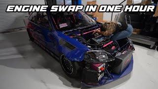 RACE PREP ON MY K SERIES DRAG CIVIC