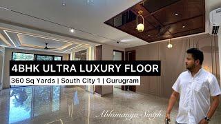 4BHK Luxury Builder Floor in  South City Gurgaon | Gated Society & 100% Power backup