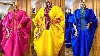 Learn how to cut and sew trendy bubu with waist pleats/Puff sleeve/Lapel. [Detailed]