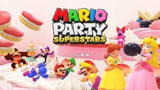 *30 TURNS* 2-Player Mario Party Superstars: *Peach's Birthday Cake* [BRO VS SIS!!]