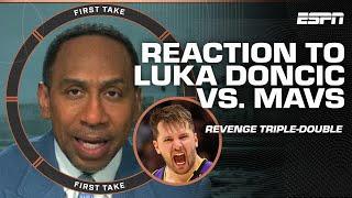 Stephen A. REACTS to Luka's triple-double revenge vs. Mavs + HEATED DEBATE over Cavs  | First Take