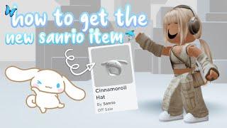 How to get the new Cinnamoroll item for free! (Roblox) ️EVENT OVER️