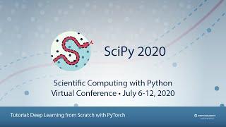 Deep Learning from Scratch with PyTorch Tutorial | SciPy 2020 | Dhavide Aruliah, Hugo Bowne-Anderson