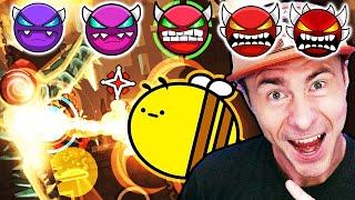 The BEST DEMON of EACH DIFFICULTY - Geometry Dash