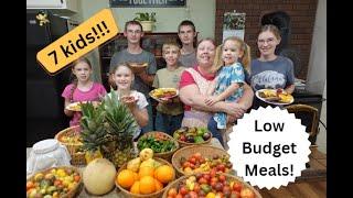 LARGE FAMILY Food! What We Eat in a Week on a Low Budget!