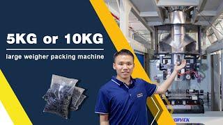 China 5kg-10kg Granules Large Pouch Multihead Weigher Packing Machine