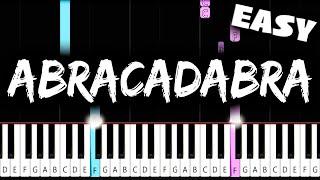 Lady Gaga - Abracadabra - EASY Piano Tutorial