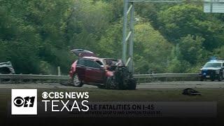 4 killed in I-45 crash; highway remains closed, says Dallas police