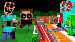 Scary Mimics vs Security House in Minecraft JJ and Mikey Maizen