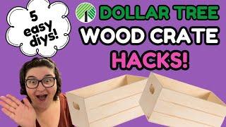 5 Genius Dollar Tree Crate DIYs You Need to Try!