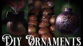 3 DIY Victorian Gothic Ornaments | How to Make Christmas Ornaments