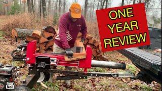 Harbor Freight Predator 20 Ton 212cc Log Splitter Review:  In depth review after one year of use