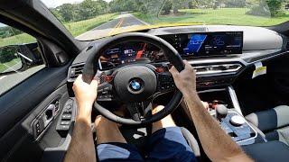 2024 BMW M3 Competition xDrive: POV Drive, Impressions and ASMR