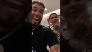 Almighty en un centro comercial comprando ropa junto a Anuel, Ñengo Flow y Bryant Myers  | TBT