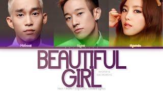 HYOMIN (효민) & Electroboyz (일렉트로보이즈) Beautiful Girl Color Coded Lyrics (Han/Rom/Eng)