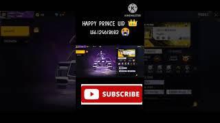 Happy prince gaming I'd band  || happy prince free fire uid #Shorts #happyprince gaming # short