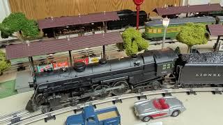 Running some classic Lionel Postwar trains from 1948 to 1950. 2140WS, 2143WS, 2148WS, (671s & 773).