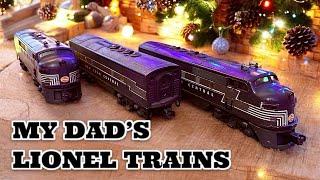 A SPECIAL BOX OF LIONEL TRAINS