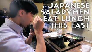 Japanese Salarymen Eat Lunch this FAST