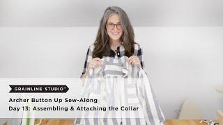 Archer Sew-Along: Day13 – Assembling and Attaching the Collar