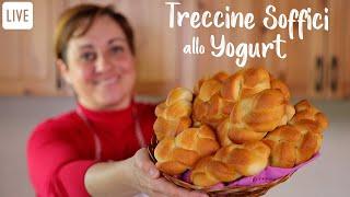 TRECCINE SOFFICI ALLO YOGURT - Ricetta Facile in Diretta 