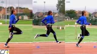 Slow Motion Study of Running At Different Speeds