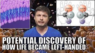 Accidental Breakthrough on Origins of Life: Why Are All Proteins Left-Handed?