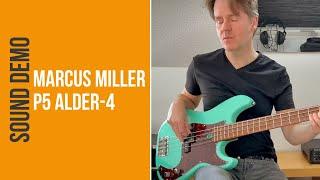 Sire Marcus Miller P5 Alder-4 - Sound Demo (no talking)