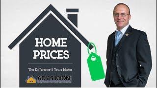 Home Prices - The Difference 5 Years Make