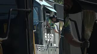  Friendly NS Conductor in an EMD SD40E Rebuild