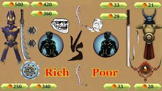 Shadow Fight 2 || Rich vs Poor Gems  「iOS/Android Gameplay」