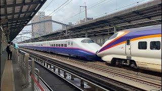 [全日唯一] E3/E2系新幹線 つばさ/やまびこ131号 宇都宮駅通過シーン