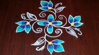 Daily kolam design | friday kolam design | muggulu design | festival rangoli |By Rashwika Creations