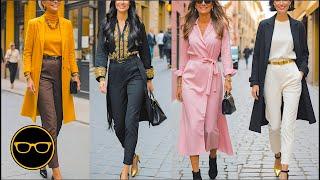 Milan Street Fashion Chic Fall Outfit ideas: What are People wearing in Milan this September 2024