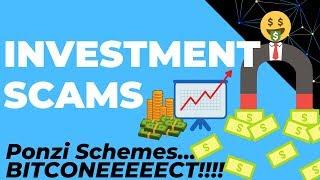 Ponzi Schemes, Crypto Investment Scams. (USI Tech, Bitconnect, Coinexx.org)