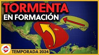 Patty se formaría en el Caribe Occidental. Atención en Cuba, Península de Yucatán y Jamaica.