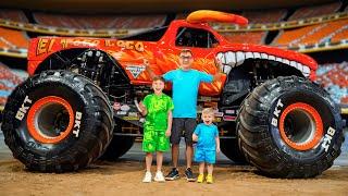 Diana und Roma besuchten die MONSTER JAM Show 2024