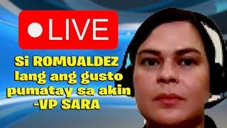 Si ROMUALDEZ ang gusto pumatay sa akin- VP SARA