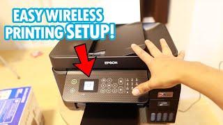 How to setup Wireless Printing Quick and Easy! Epson L5290