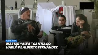 Walter “Alfa” Santiago habló de Alberto Fernández - Minuto Argentina