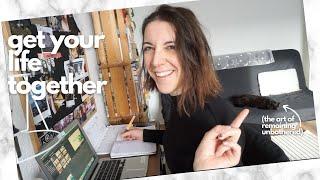 Simple tips to get your life together when feeling a little off (ft. clean and tidy up with me)